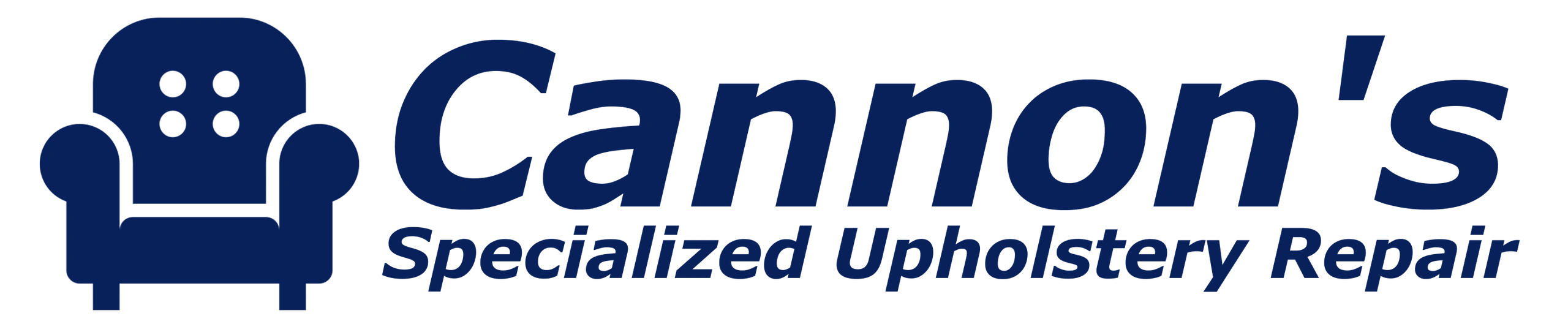 Cannon's Specialized Upholstery Repair logo.